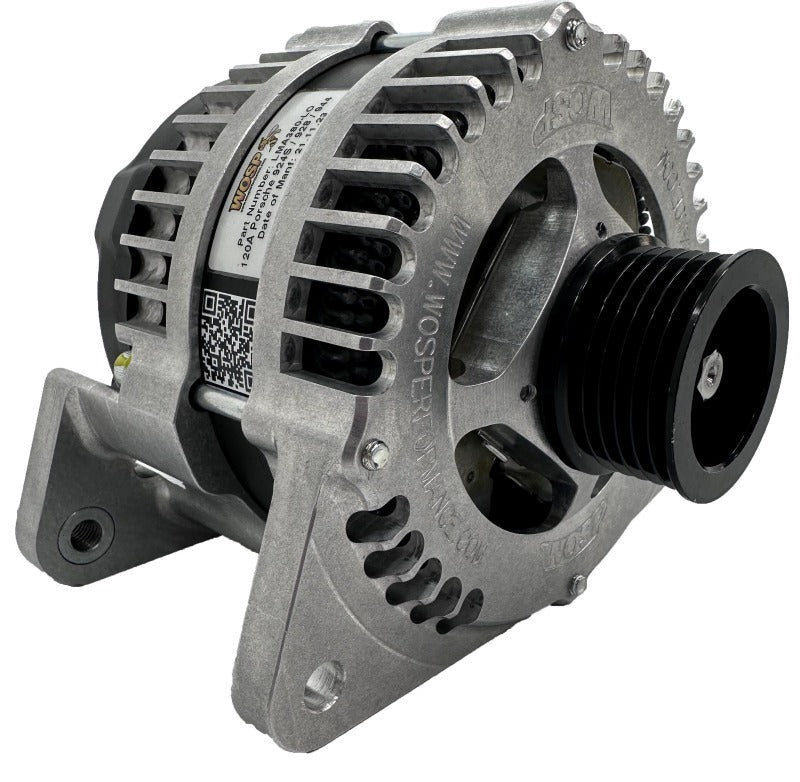 WOSPerformance Porsche 924S / 928 / 944 / 968 250A Alternator (6PK)