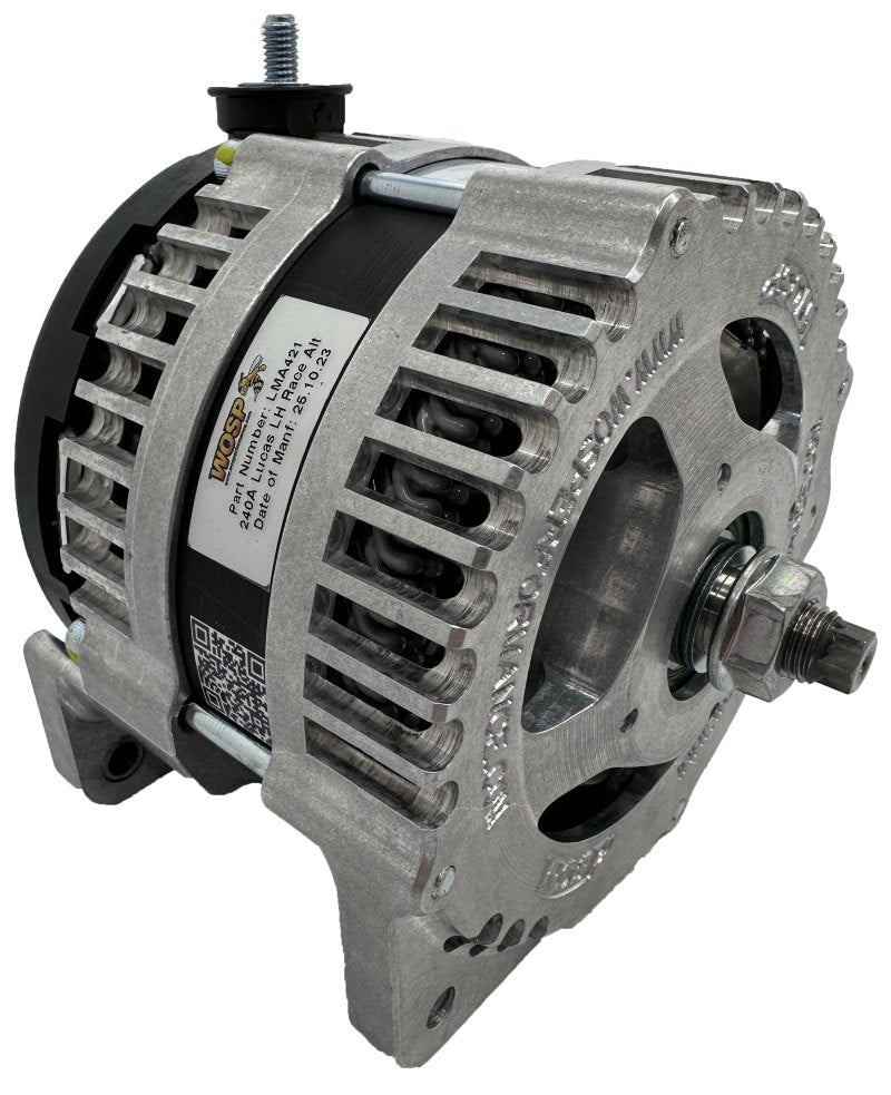 WOSPerformance 290A Lucas type LH Mount Race Alternator