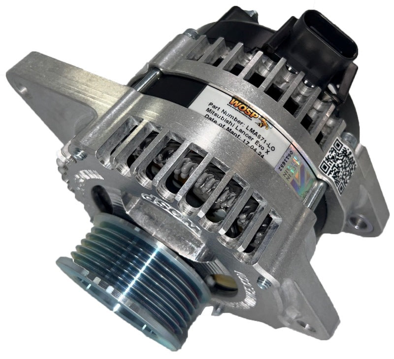WOSPerformance Mitsubishi Lancer Evo X 250A Alternator