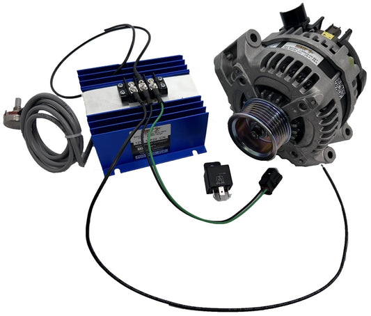 WOSPerformance Honda Civic / CR-V / FR-V / Stream 120A Externally Regulated Alternator (Terminals at Top)