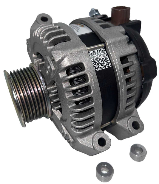 WOSPerformance Honda Civic / CR-V / FR-V / Stream 120A Alternator (Terminals at Top)