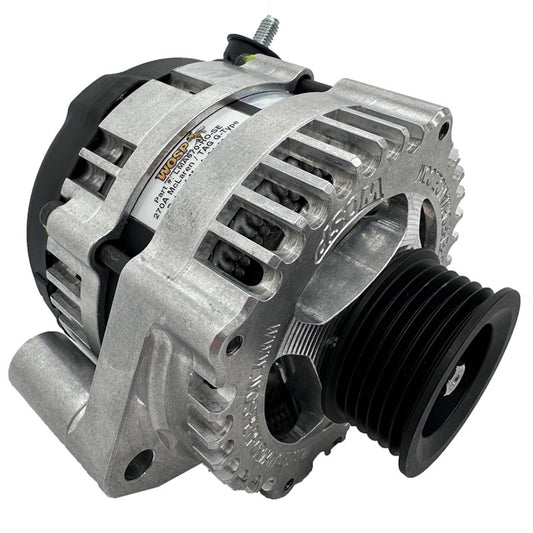 WOSPerformance McLaren / TAG G-Type direct replacement 185A Self Exciting Alternator (180°)