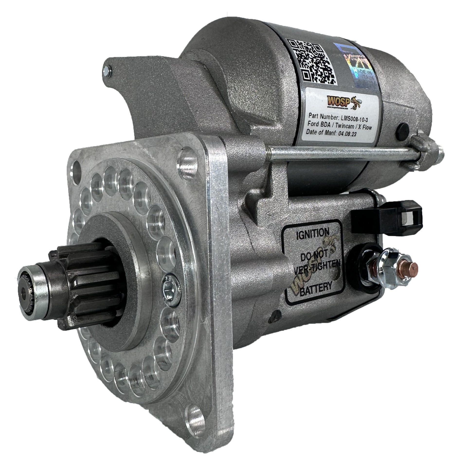 WOSPerformance Ford Crossflow / Kent / BDA (110 tooth ring gear) 10 tooth / 3 bolt WOSP Axial starter motor
