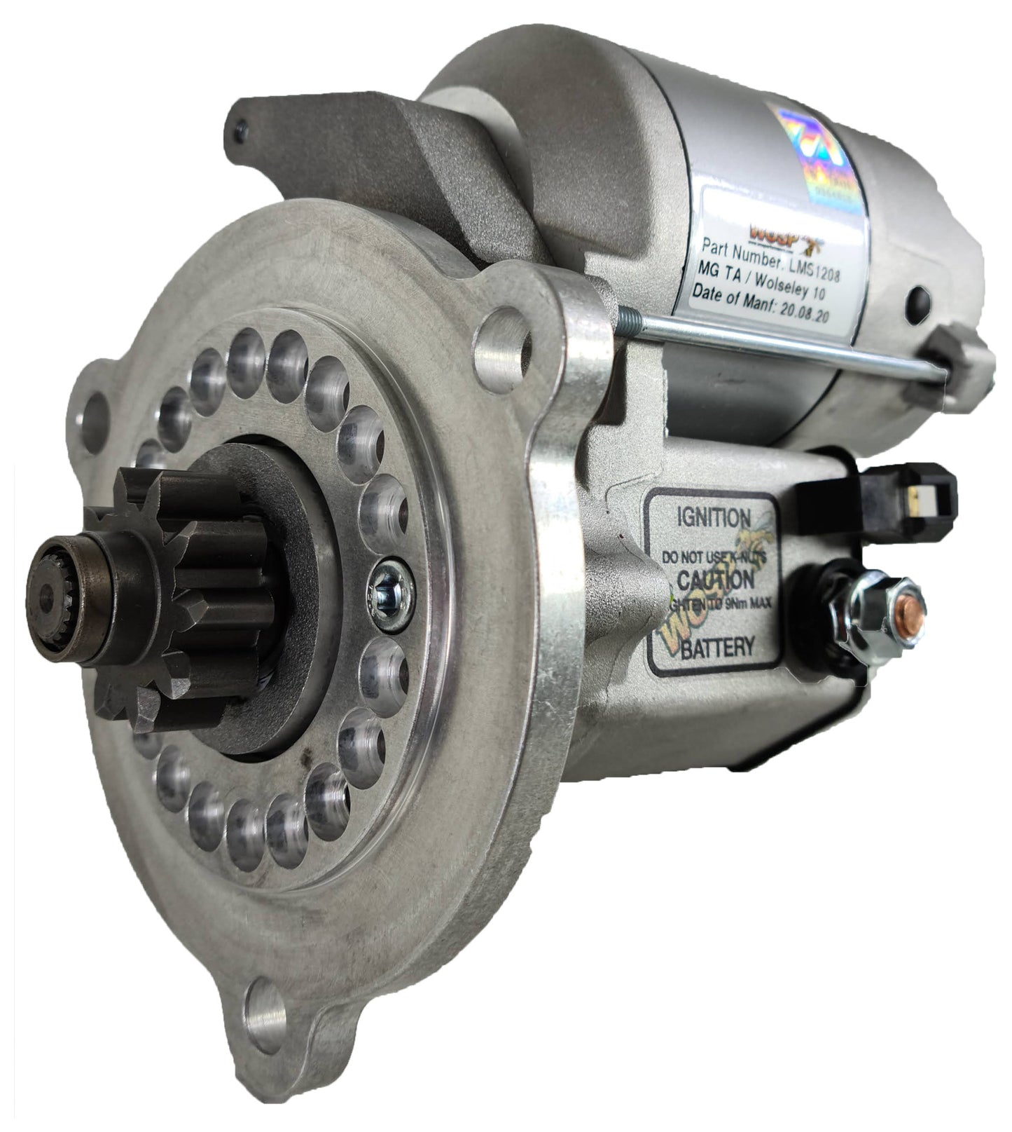 WOSPerformance MG TA (Morris / MP JG Engine) high torque starter motor (11 tooth)