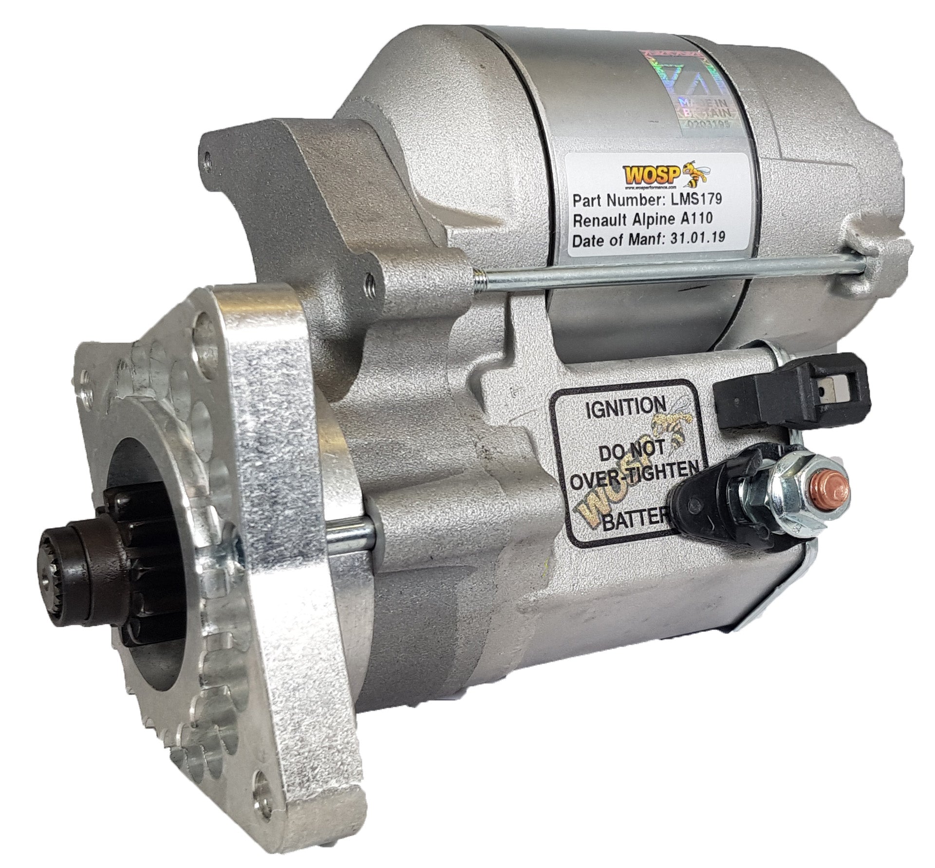WOSPerformance Renault Alpine A110 / R4 / R5 / R7 / R12 / R15 / R16 / R17 high torque starter motor