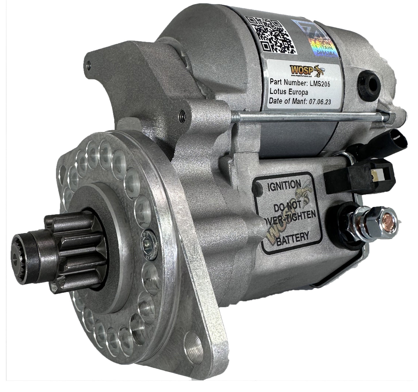 WOSPerformance Lotus Europa (Ford / Twin Cam '71 - '75) high torque starter motor