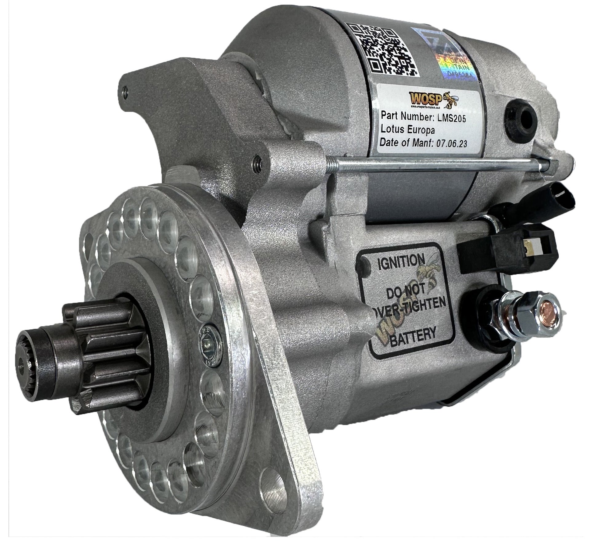 WOSPerformance Lotus Europa (Ford / Twin Cam '71 - '75) high torque starter motor