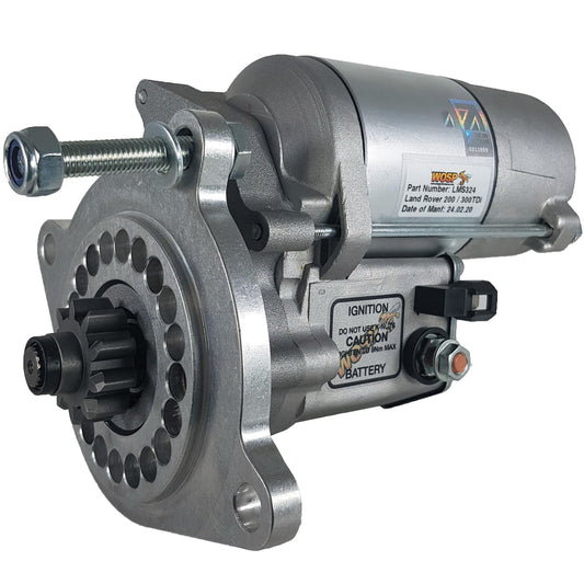 WOSPerformance Land Rover 300 / 200TDi & 90 2.5D (24 Volt) high torque starter motor