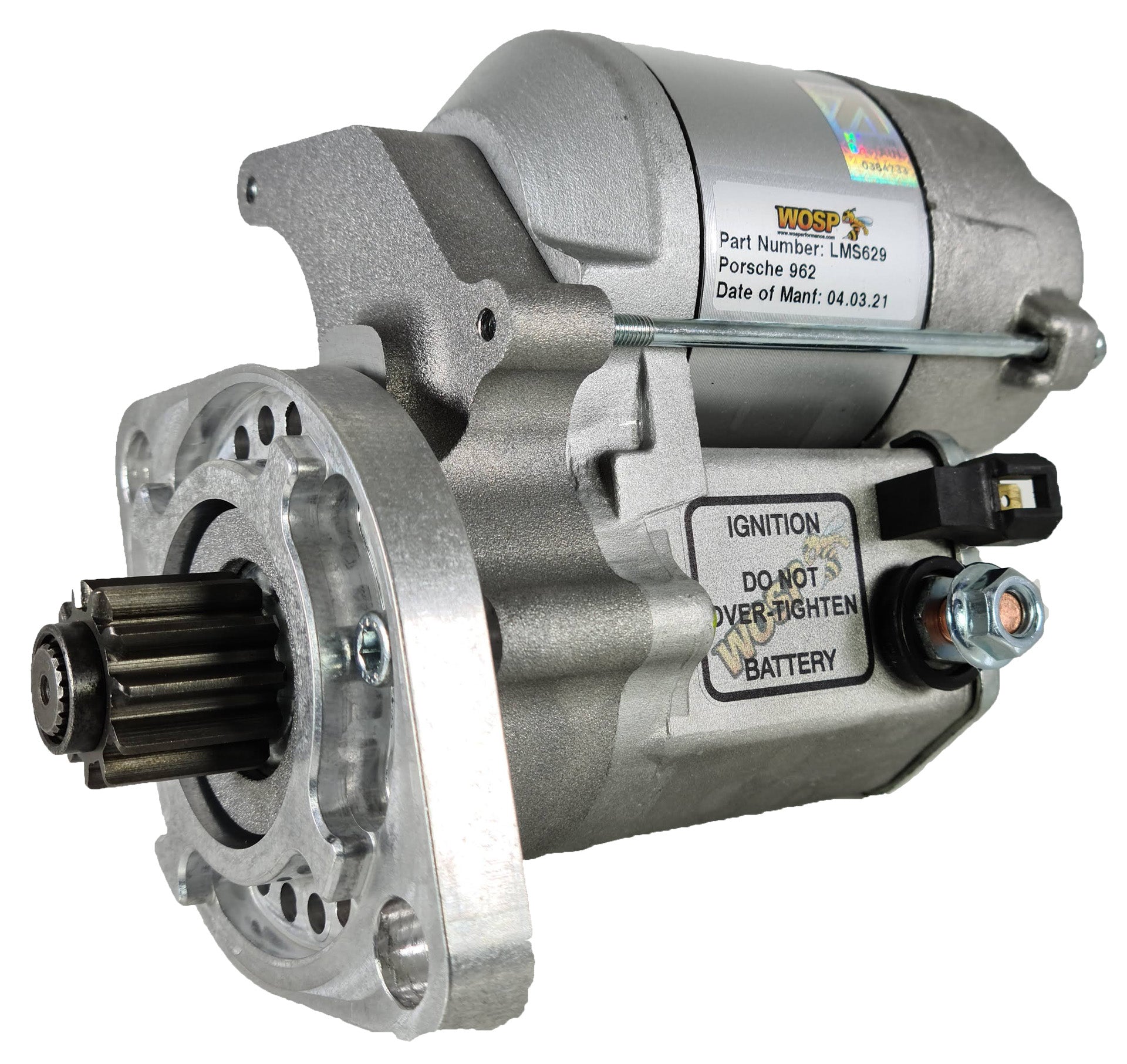 WOSPerformance Porsche 962 high torque starter motor