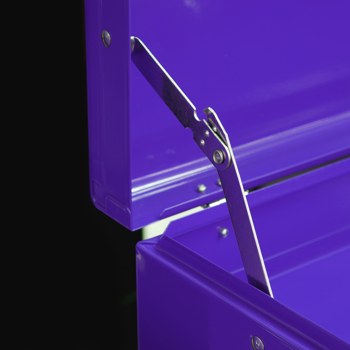 American Pro AP2200BBCPSTACK American PRO® Topchest, Mid-Box Tool Chest & Rollcab Stack 9 Drawer - Purple