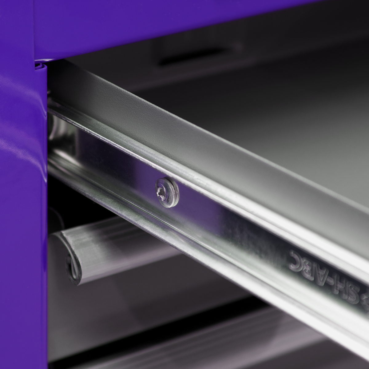 American Pro AP2200BBCPSTACK American PRO® Topchest, Mid-Box Tool Chest & Rollcab Stack 9 Drawer - Purple