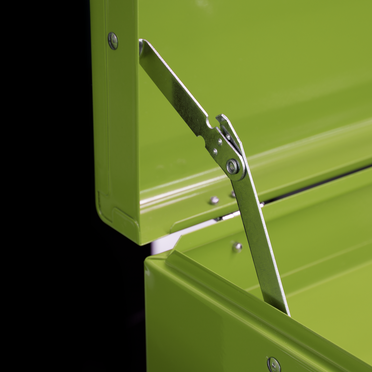 American Pro AP2200BBHVSTACK American PRO® Topchest, Mid-Box Tool Chest & Rollcab 9 Drawer Stack - Green