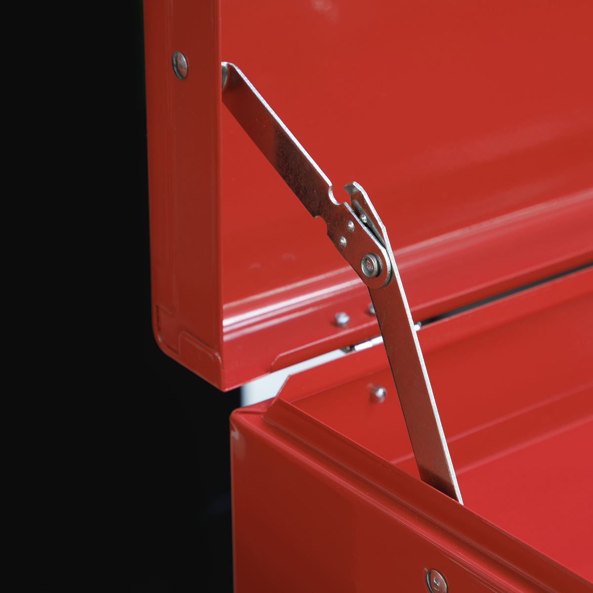 American Pro AP2200BBSTACK American PRO® Topchest, Mid-Box Tool Chest & Rollcab Stack 9 Drawer - Red