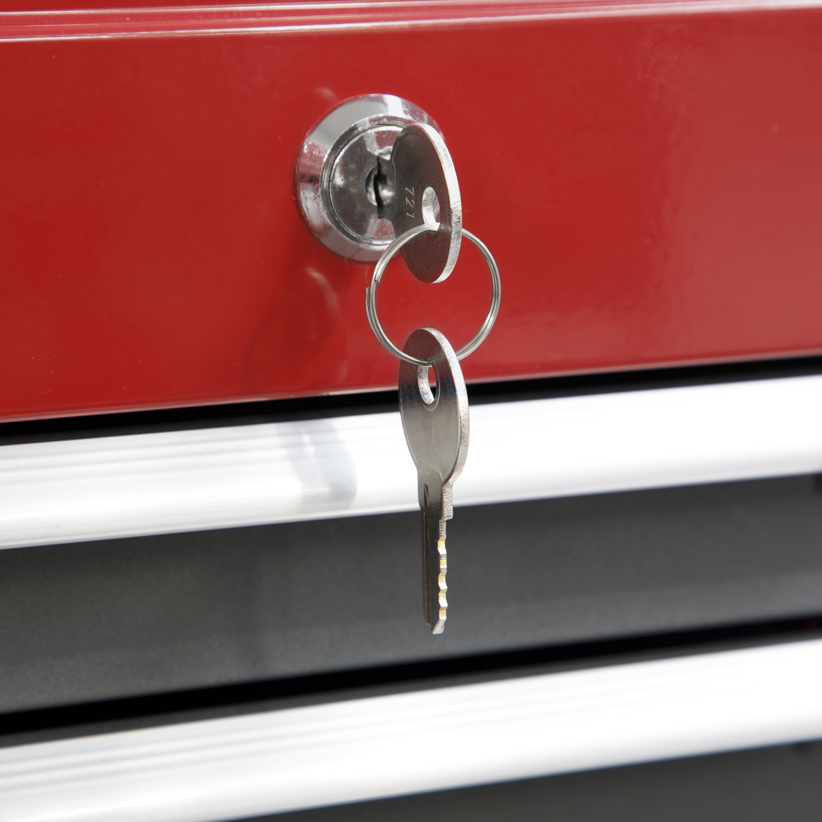American Pro AP2200BBSTACK American PRO® Topchest, Mid-Box Tool Chest & Rollcab Stack 9 Drawer - Red