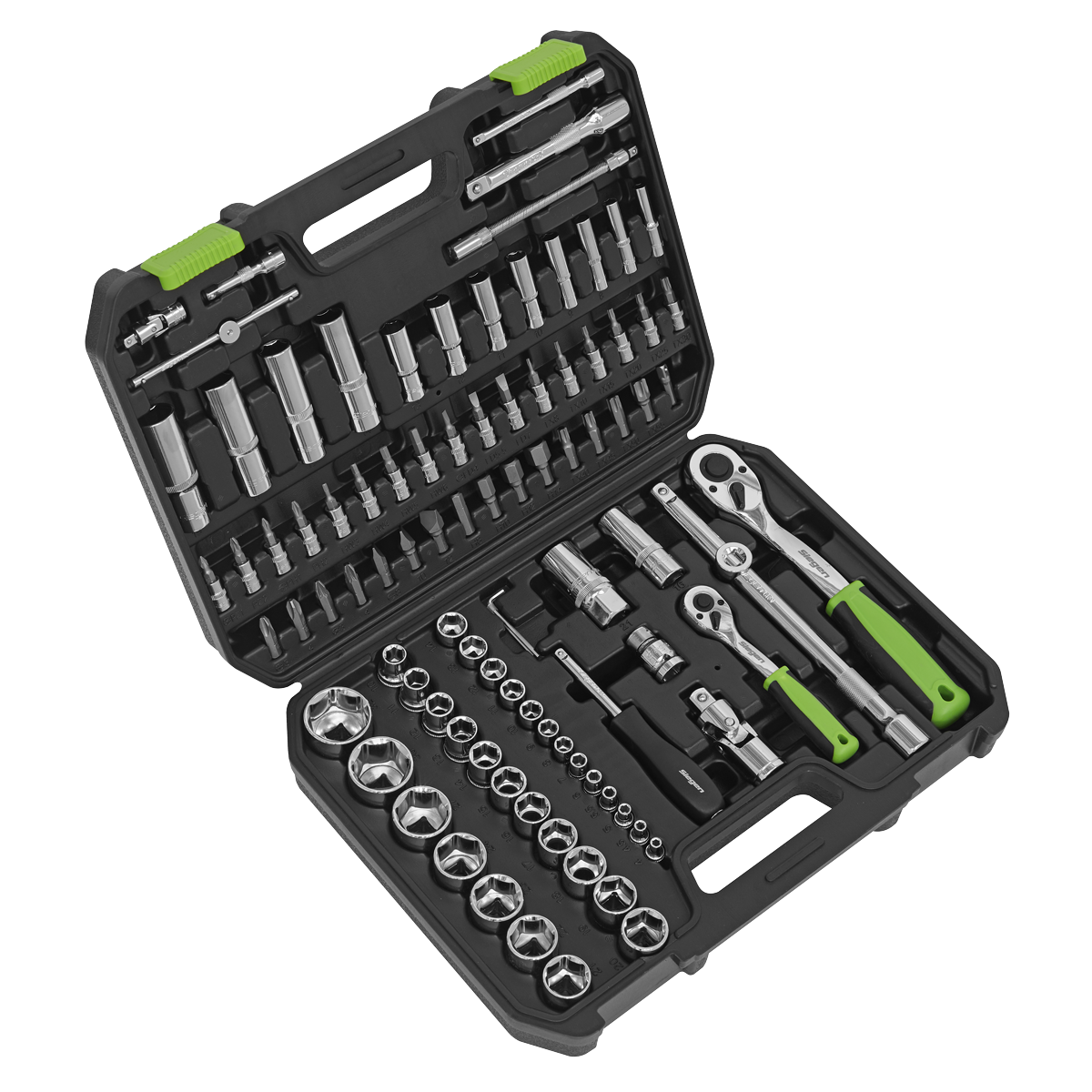 American Pro AP2200COMBOHV American PRO® Topchest & Rollcab Combination 6 Drawer with 170pc Tool Kit - Green/Grey