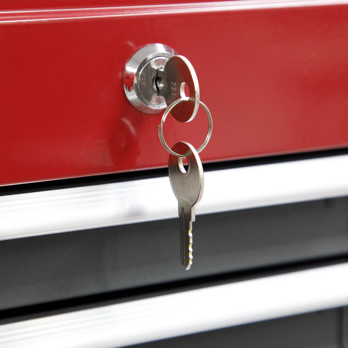 American Pro AP2201BB American PRO® Topchest 6 Drawer - Red/Grey