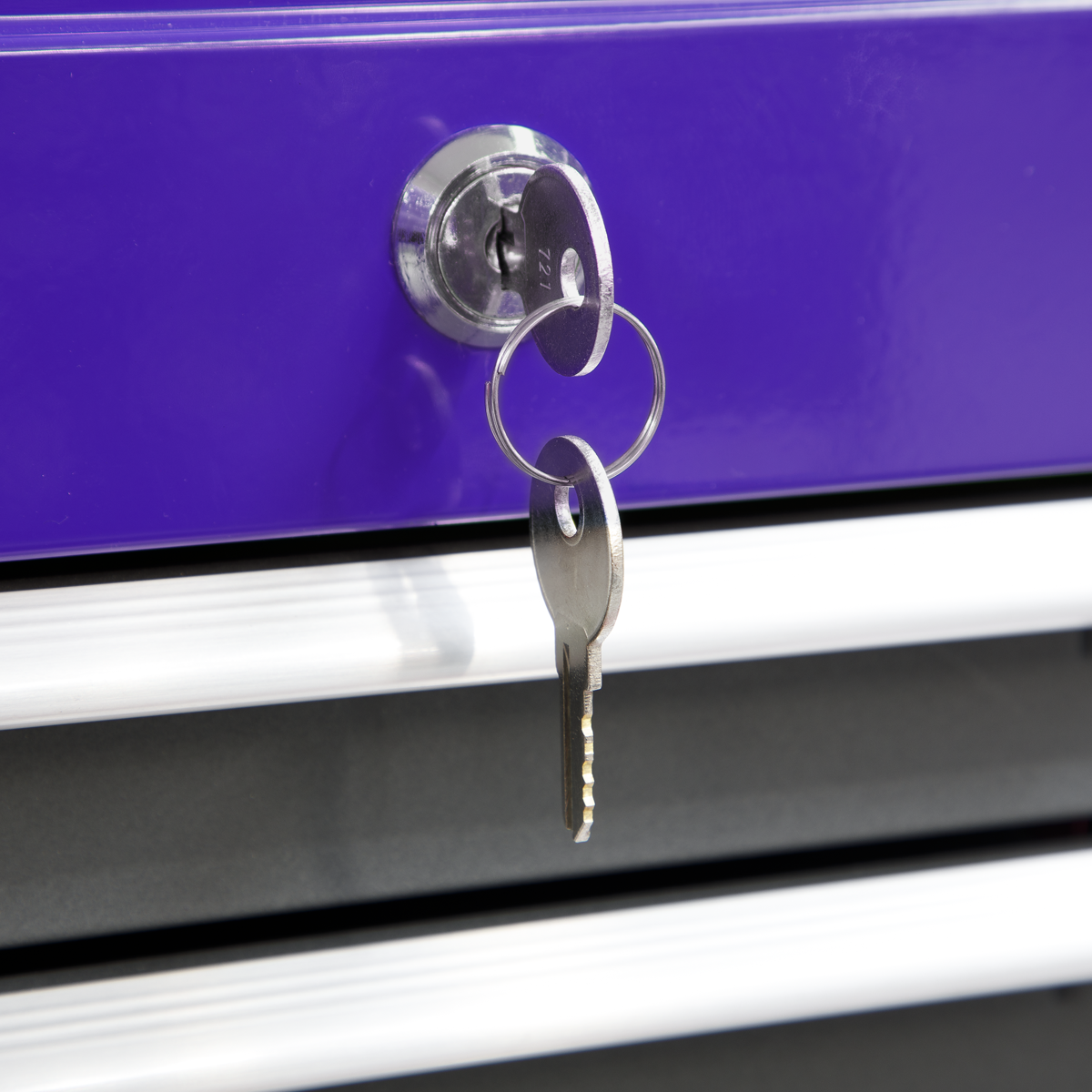 American Pro AP22309BBCP American PRO® Mid-Box Tool Chest 3 Drawer - Purple/Grey