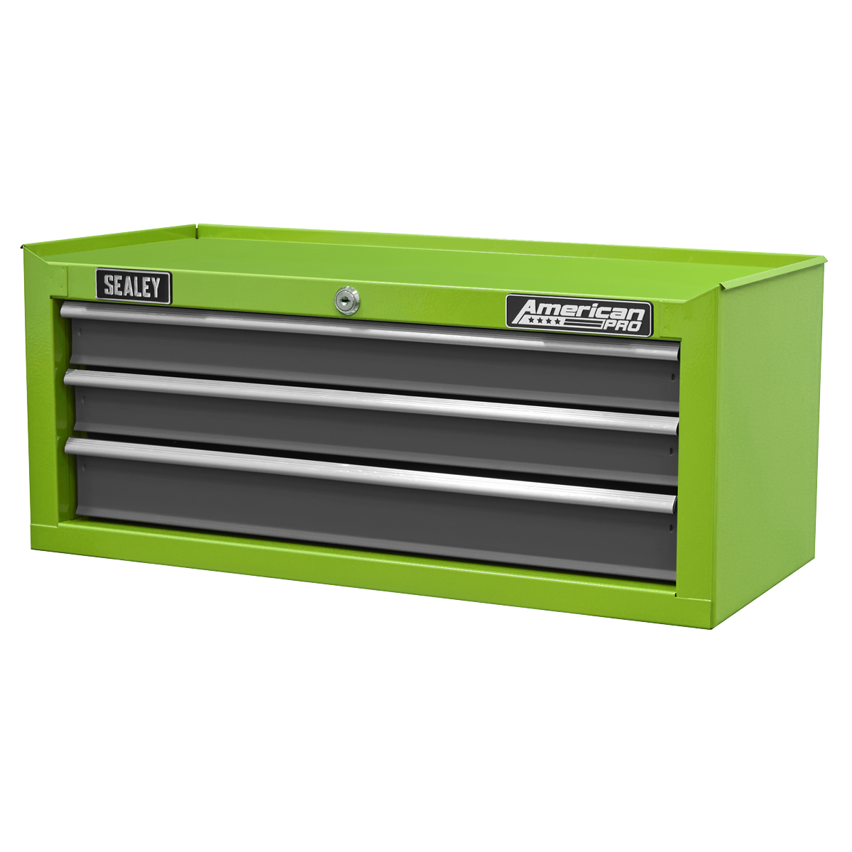 American Pro AP22309BBHV American PRO® Mid-Box Tool Chest 3 Drawer - Green/Grey