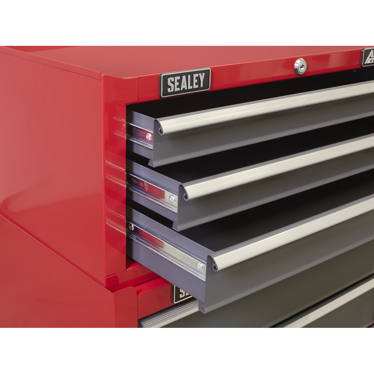 American Pro AP22309BB American PRO® Mid-Box Tool Chest 3 Drawer - Red/Grey