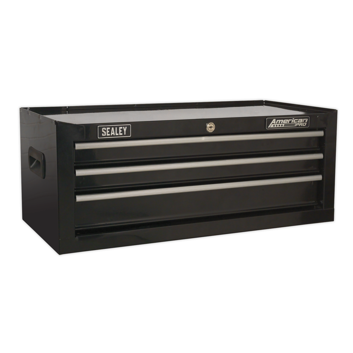 American Pro AP223B American PRO® Mid-Box Tool Chest 3 Drawer - Black