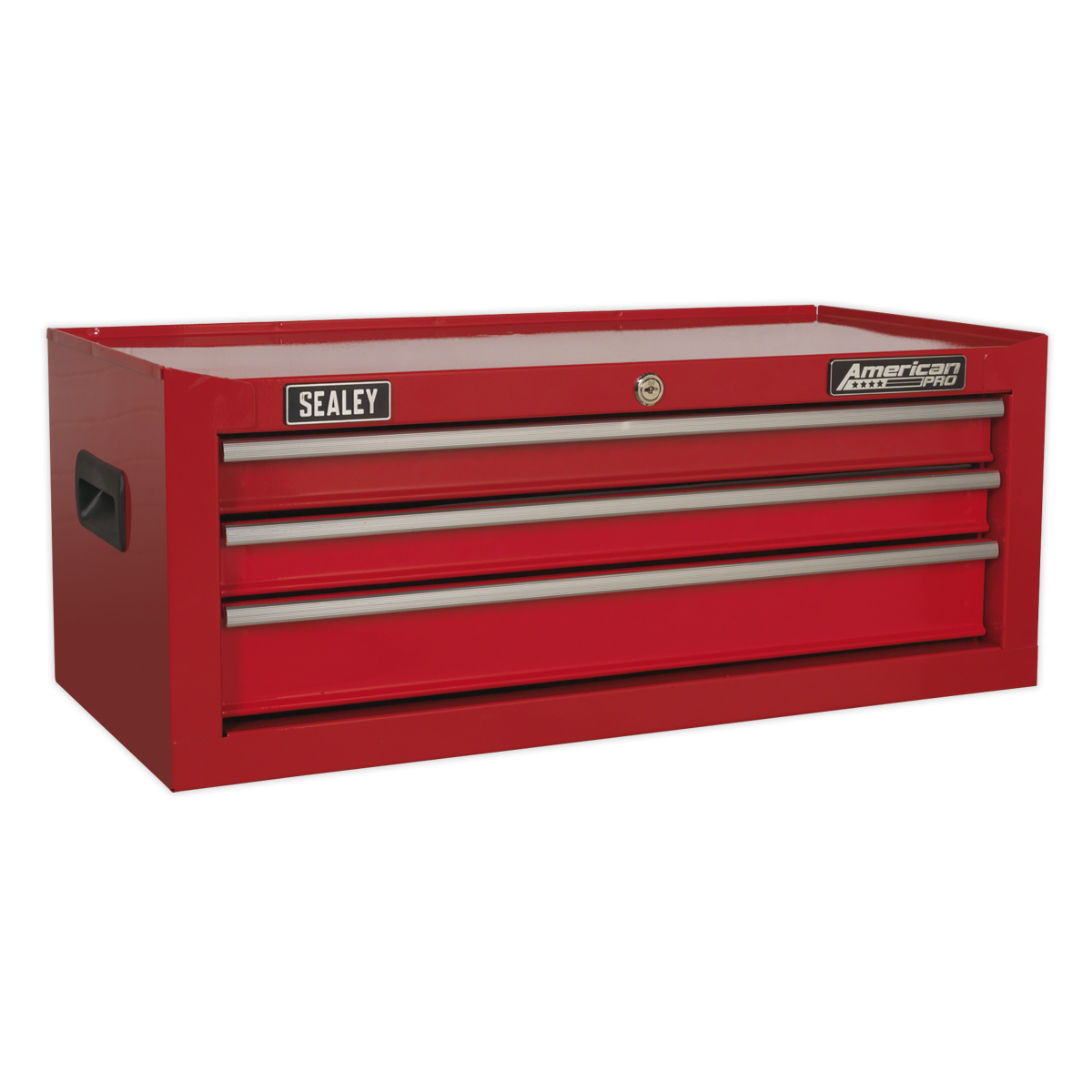 American Pro AP223 American PRO® Mid-Box Tool Chest 3 Drawer - Red