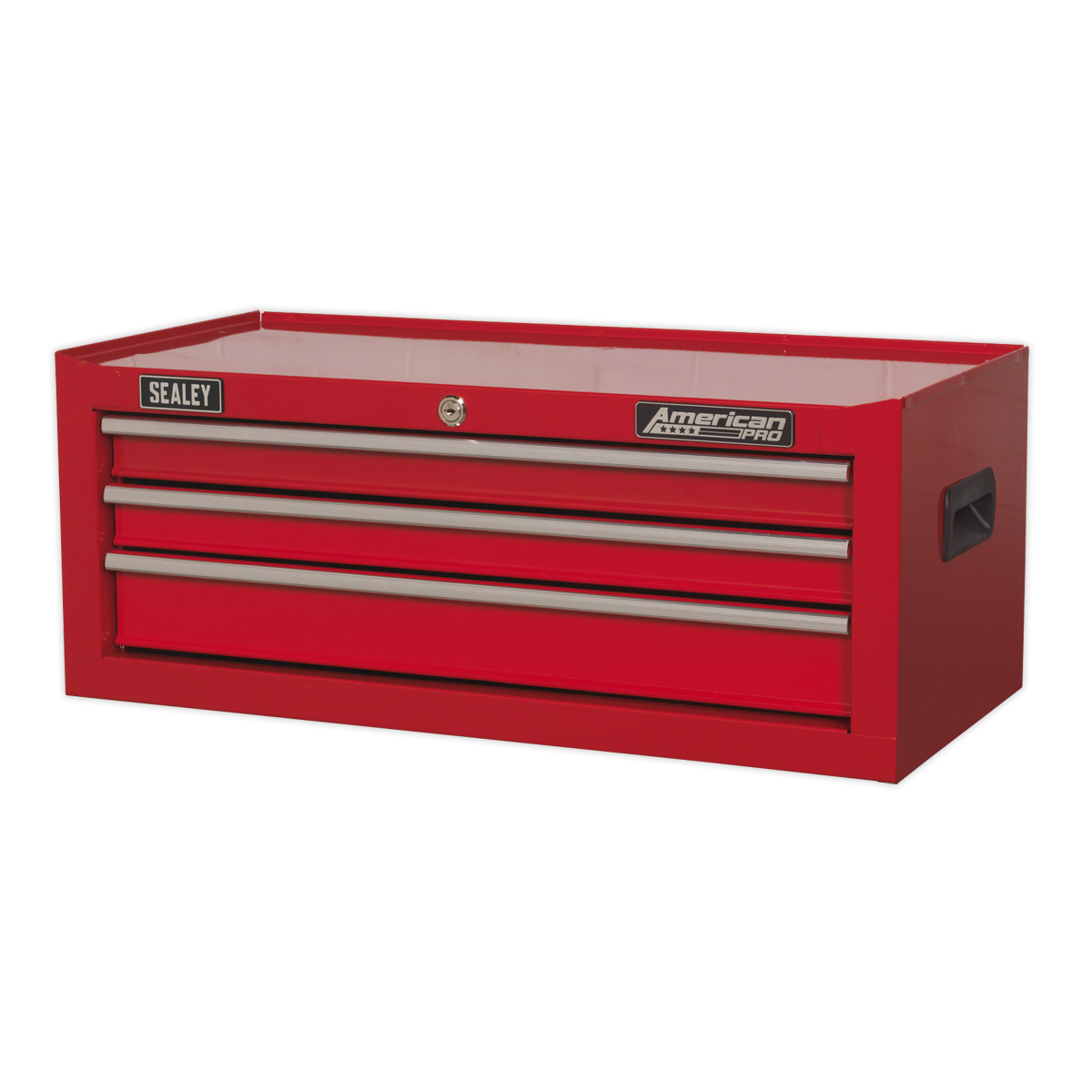 American Pro AP223 American PRO® Mid-Box Tool Chest 3 Drawer - Red