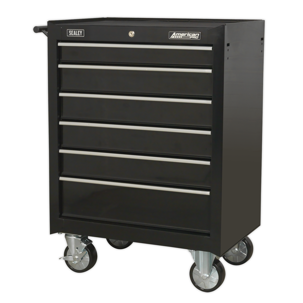 American Pro AP226B American PRO® Rollcab 6 Drawer - Black