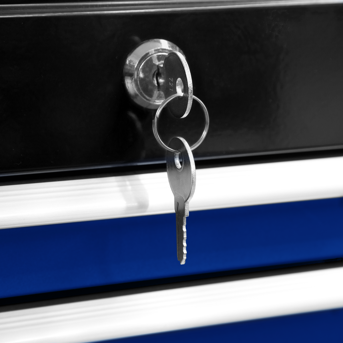 American Pro AP22B American PRO® Topchest & Rollcab Combination 6 Drawer - Blue