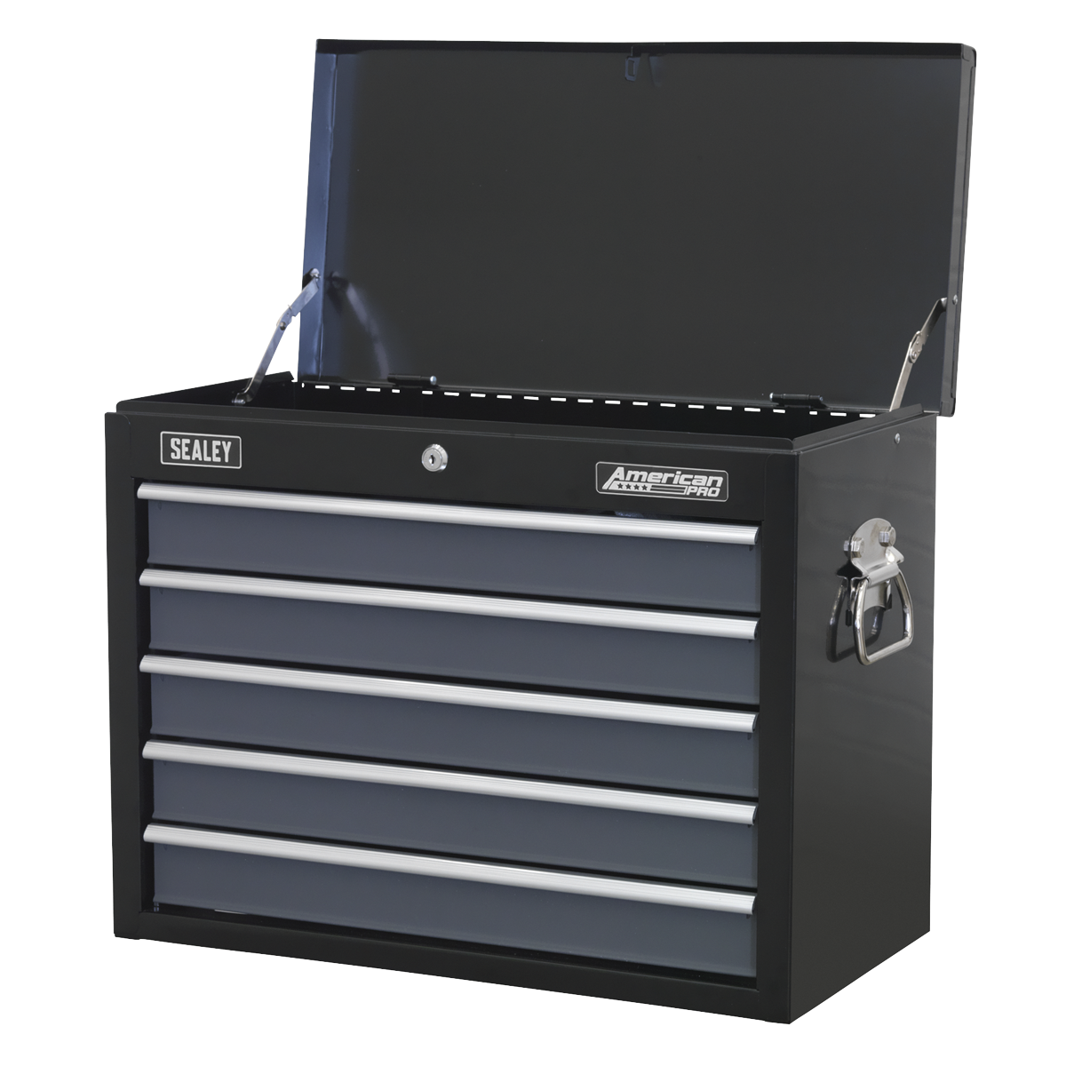 American Pro AP3505TB American PRO® Topchest 5 Drawer - Black/Grey