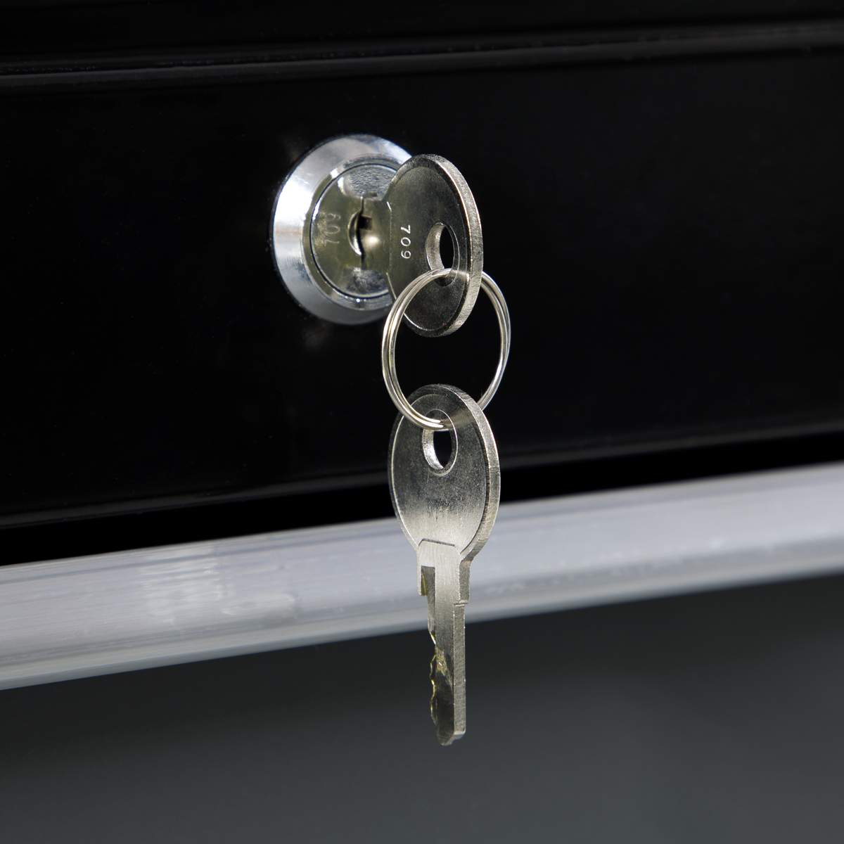 American Pro AP3508TB American PRO® Rollcab 8 Drawer - Black/Grey