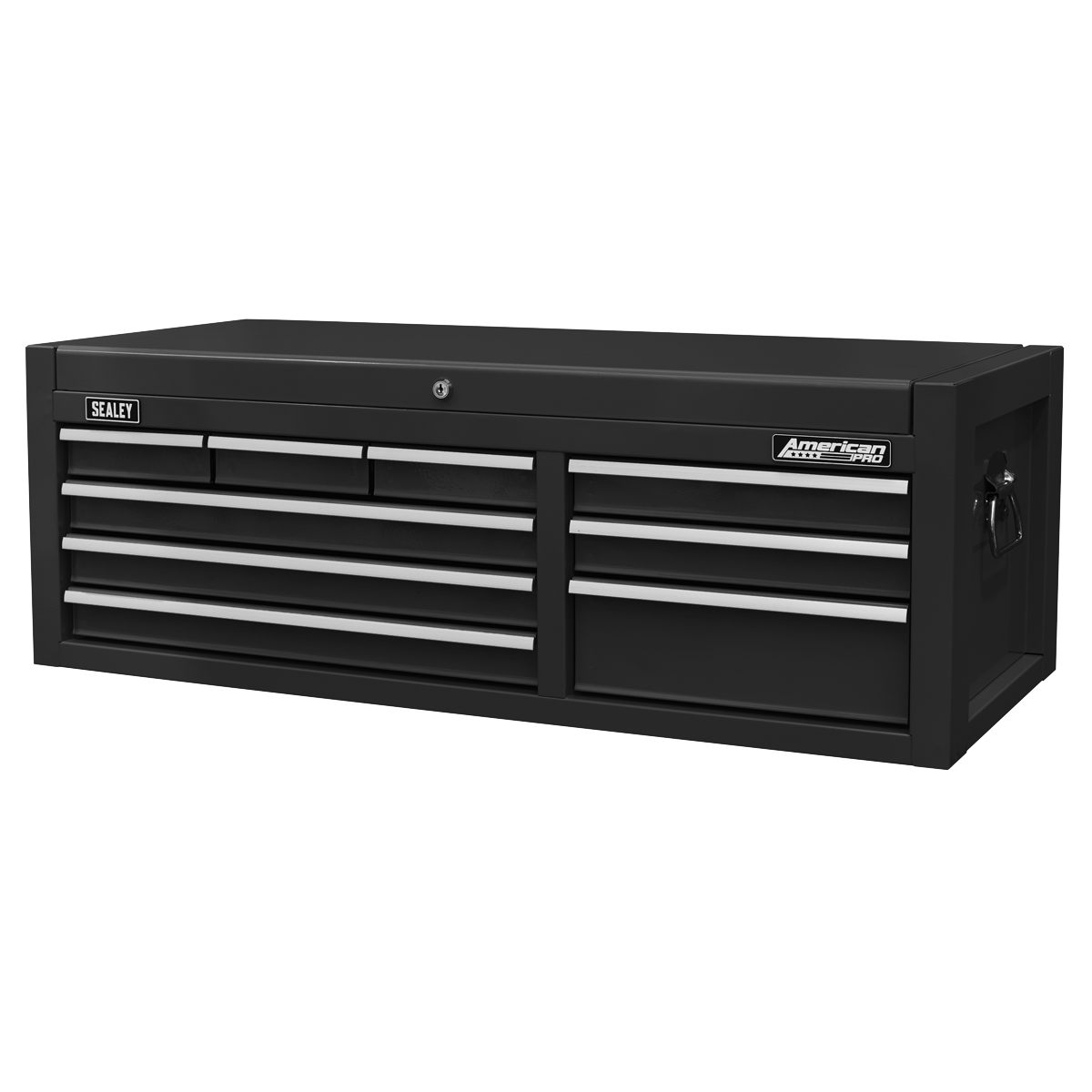 American Pro AP4109B American PRO® Topchest 9 Drawer - Black