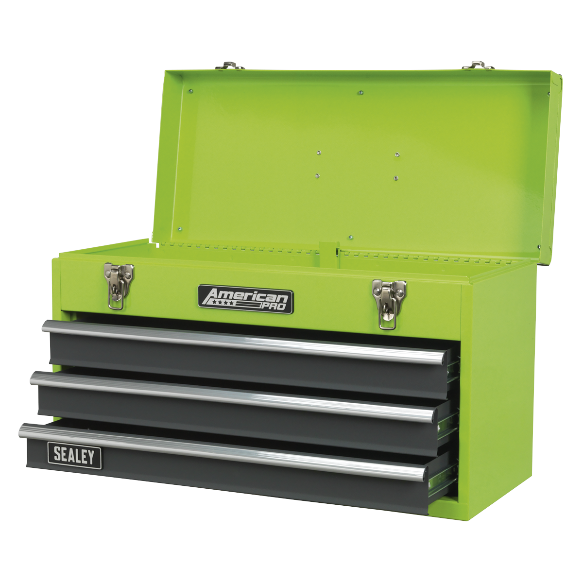 American Pro AP9243BBHV American PRO® Tool Chest 3 Drawer - Green/Grey