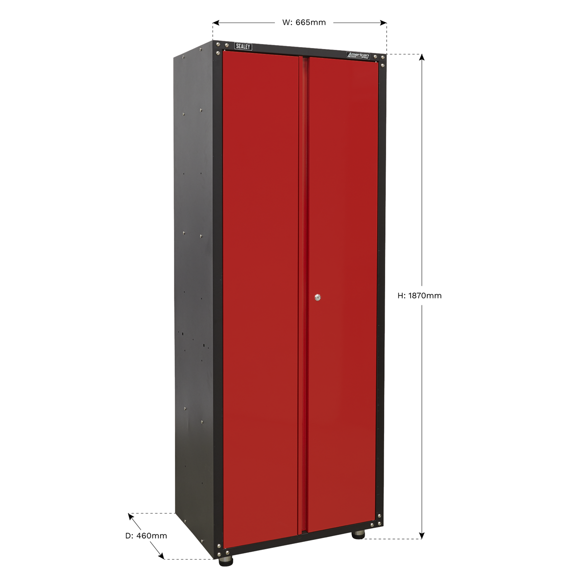 American Pro APMS83 American PRO® Modular Full Height Cabinet 2 Door 665mm
