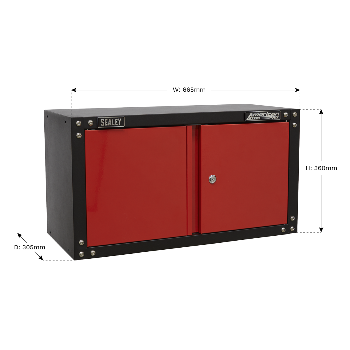 American Pro APMS85 American PRO® Modular Wall Cabinet 2 Door 665mm