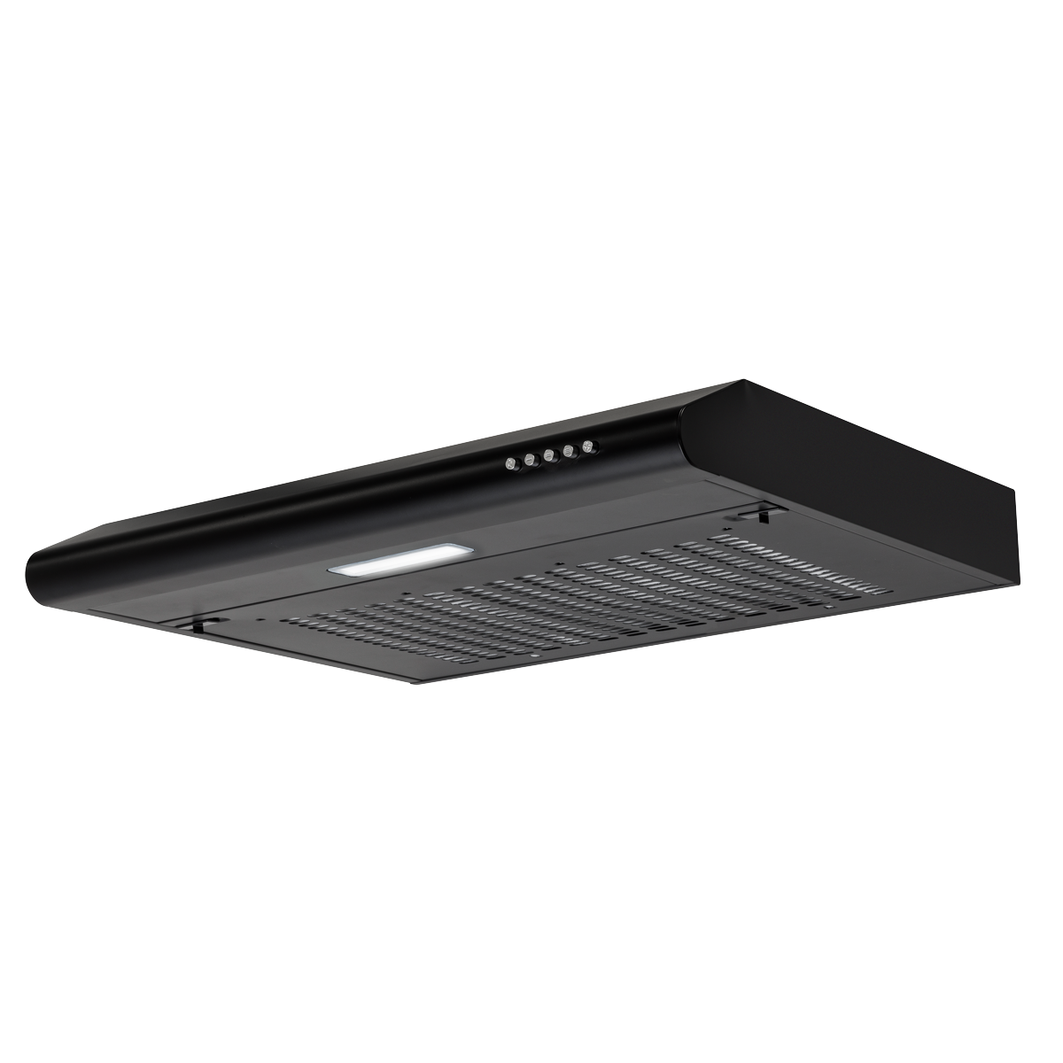 Baridi DH107 Baridi Visor Cooker Hood Extractor Fan 60cm - Black