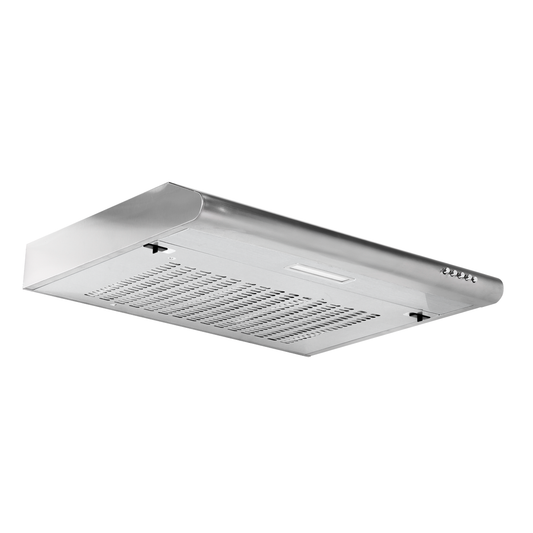 Baridi DH108 Baridi Visor Cooker Hood Extractor Fan 60cm - Stainless Steel