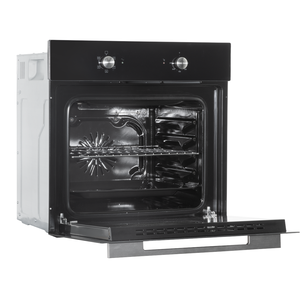 Baridi DH124 Baridi Integrated Fan-Assisted Electric Oven 60cm 55L Capacity - Black