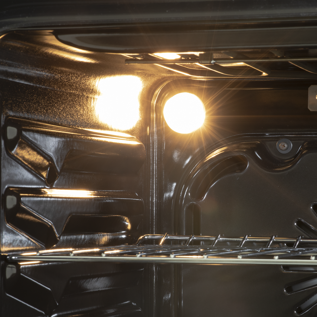 Baridi DH125 Baridi Integrated Fan-Assisted Electric Oven 60cm 55L Capacity - Black/Stainless Steel