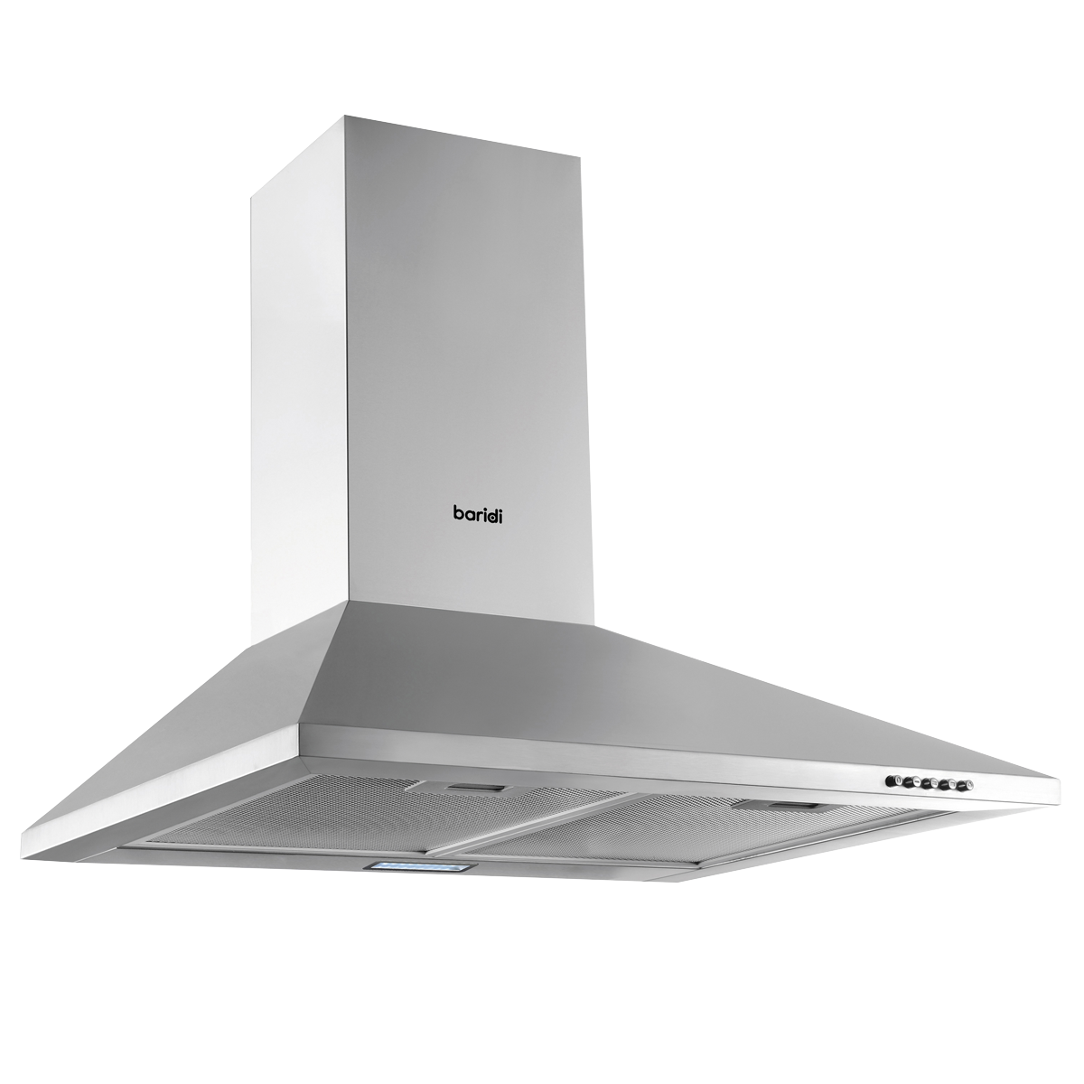Baridi DH126 Baridi Cooker Hood with Carbon Filters 60cm - Stainless Steel