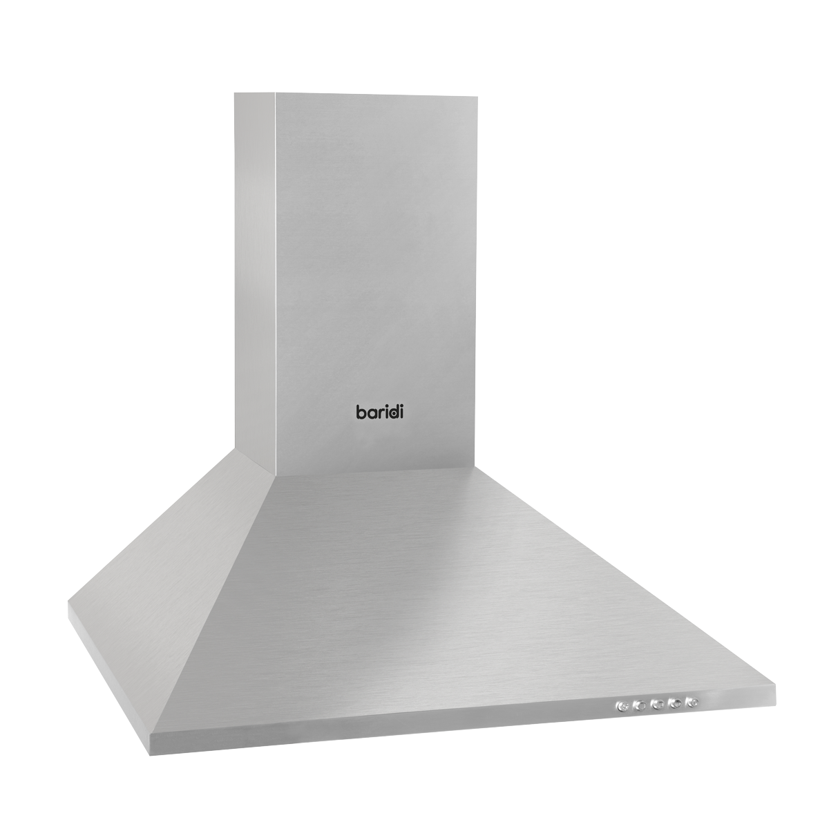 Baridi DH126 Baridi Cooker Hood with Carbon Filters 60cm - Stainless Steel