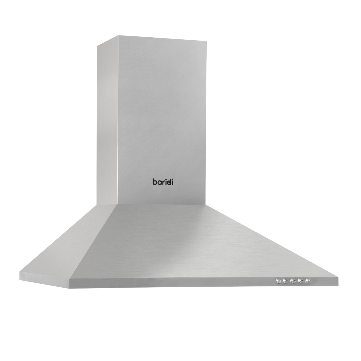 Baridi DH126 Baridi Cooker Hood with Carbon Filters 60cm - Stainless Steel
