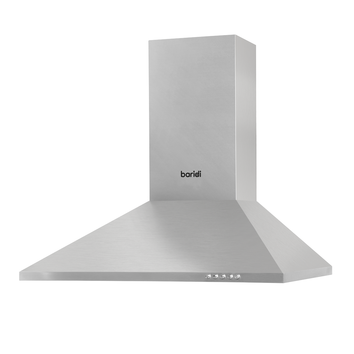 Baridi DH126 Baridi Cooker Hood with Carbon Filters 60cm - Stainless Steel