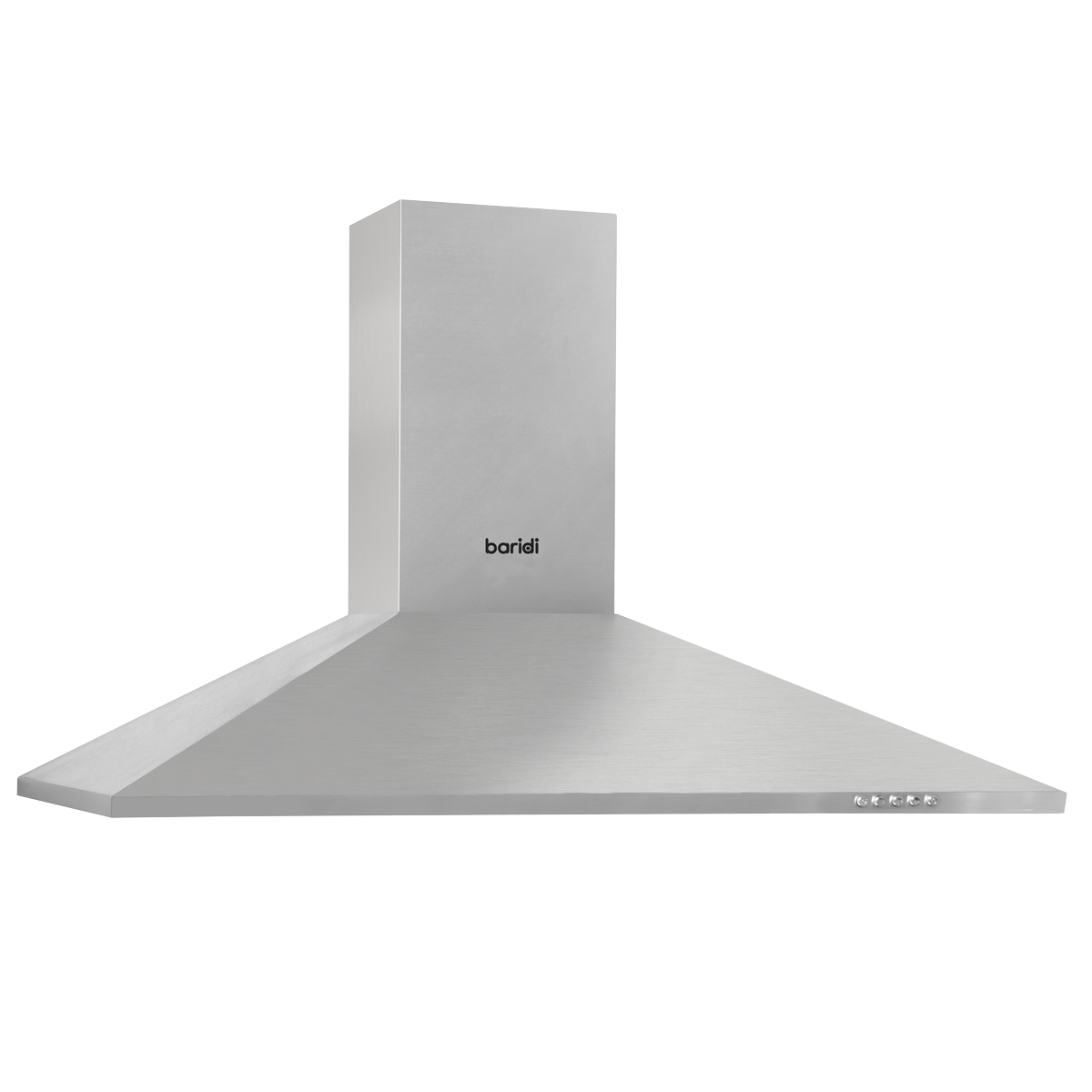 Baridi DH127 Baridi Cooker Hood with Carbon Filters 90cm - Stainless Steel
