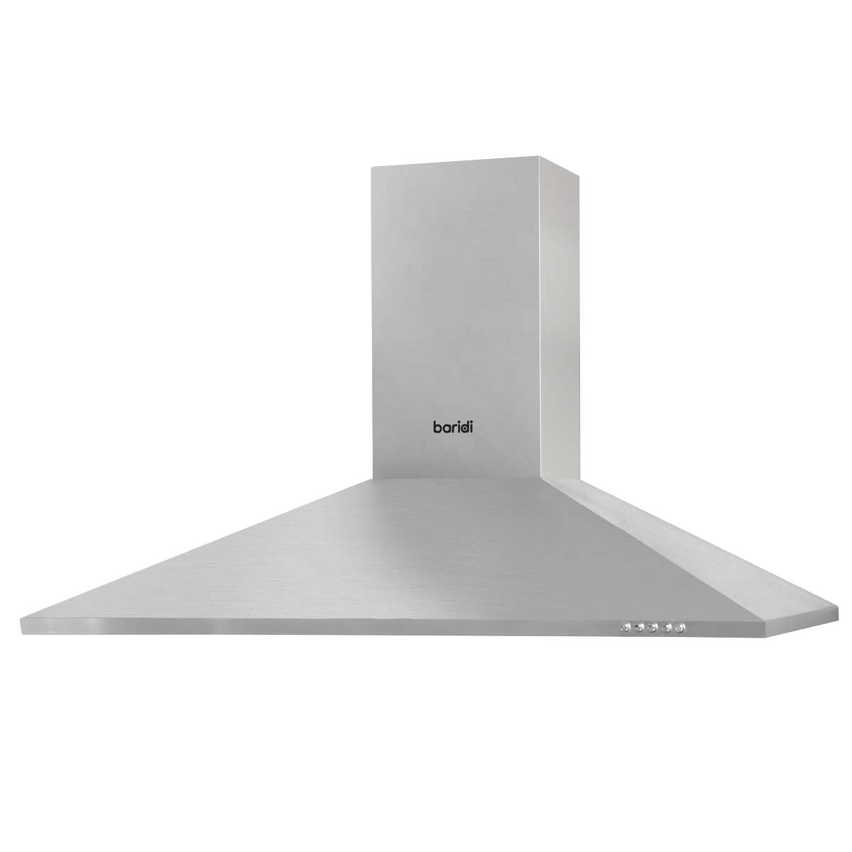 Baridi DH127 Baridi Cooker Hood with Carbon Filters 90cm - Stainless Steel