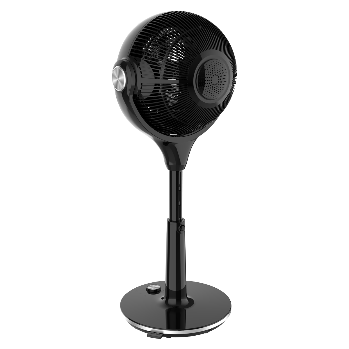 Baridi DH143 Baridi 10" Pedestal Fan with Remote Control & 12hr Timer 230V - Black