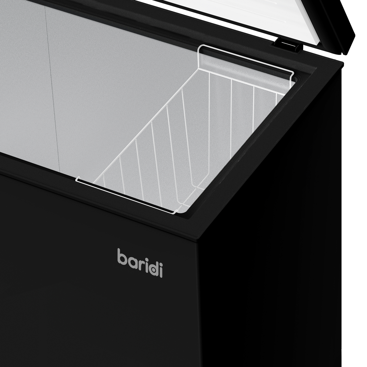 Baridi DH152 Baridi Freestanding Chest Freezer 142L Capacity - Black