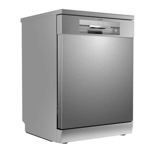 Baridi DH167 Baridi Regular Sized Freestanding Dishwasher 60cm Wide 14 Place Settings - Silver