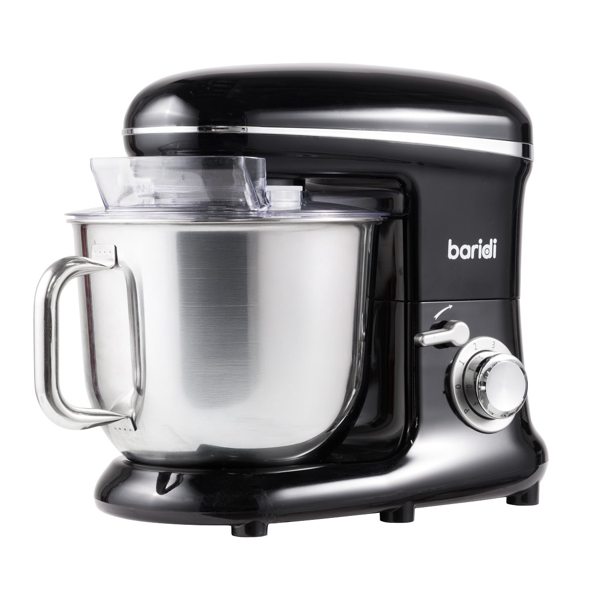 Baridi DH173 Baridi 1500W Stand Mixer with Accessories 6L - Black