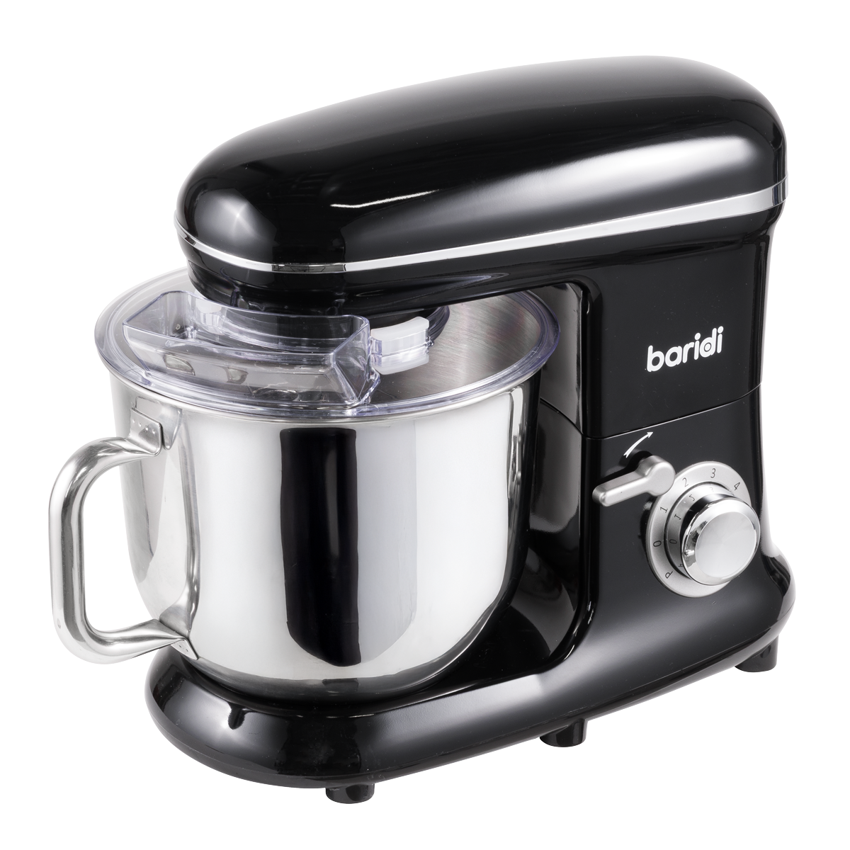 Baridi DH173 Baridi 1500W Stand Mixer with Accessories 6L - Black