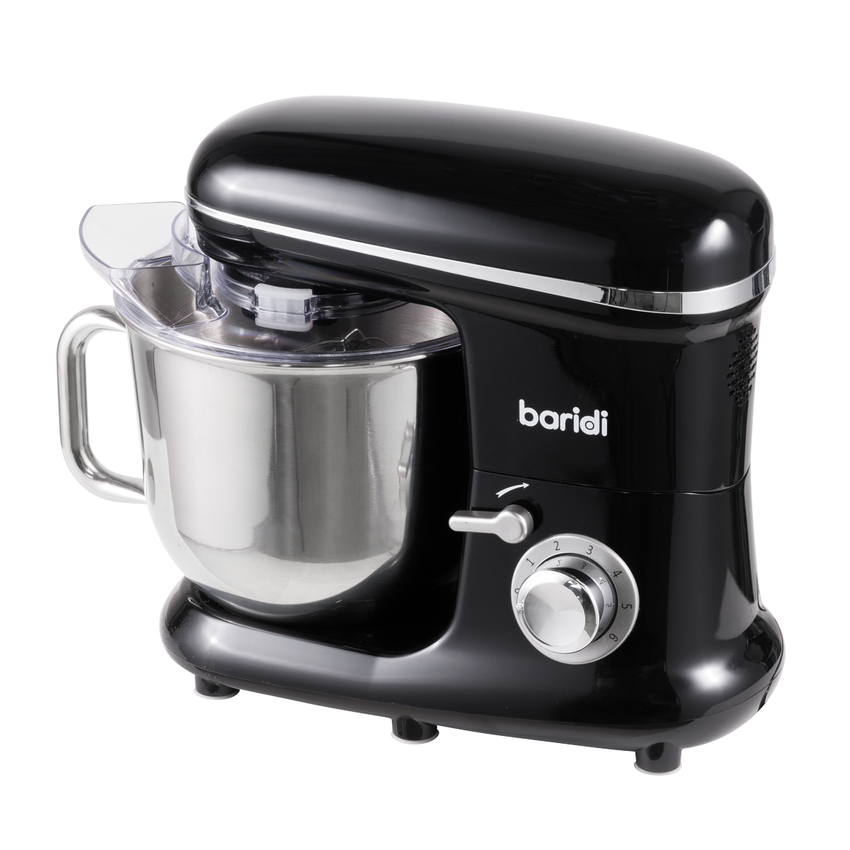 Baridi DH173 Baridi 1500W Stand Mixer with Accessories 6L - Black